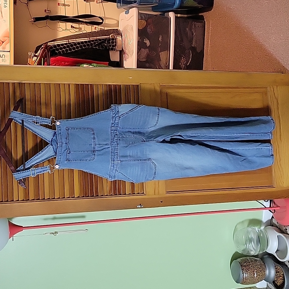 Classic Blue Denim Women's Overalls